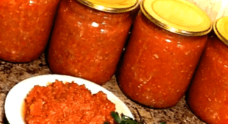 Аджика домашня - рецепт приготування на зиму з яблуками, хріном, кабачками, без варіння