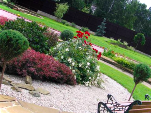 Елементи ландшафтного дизайну предмети, рослини та їх розташування