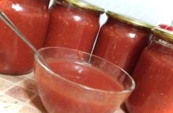 Томатний соус гострий, солодкий, без оцту та стерилізації - прості рецепти на зиму