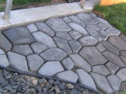 Доріжка з бетону в пакетах своїми руками. Пісок, щебінь, плитка для облаштування