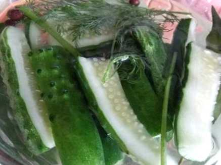 Хрумкі малосольні огірки швидкого приготування