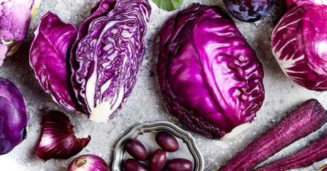 Овочі та фрукти фіолетового кольору фото, назви, корисні властивості